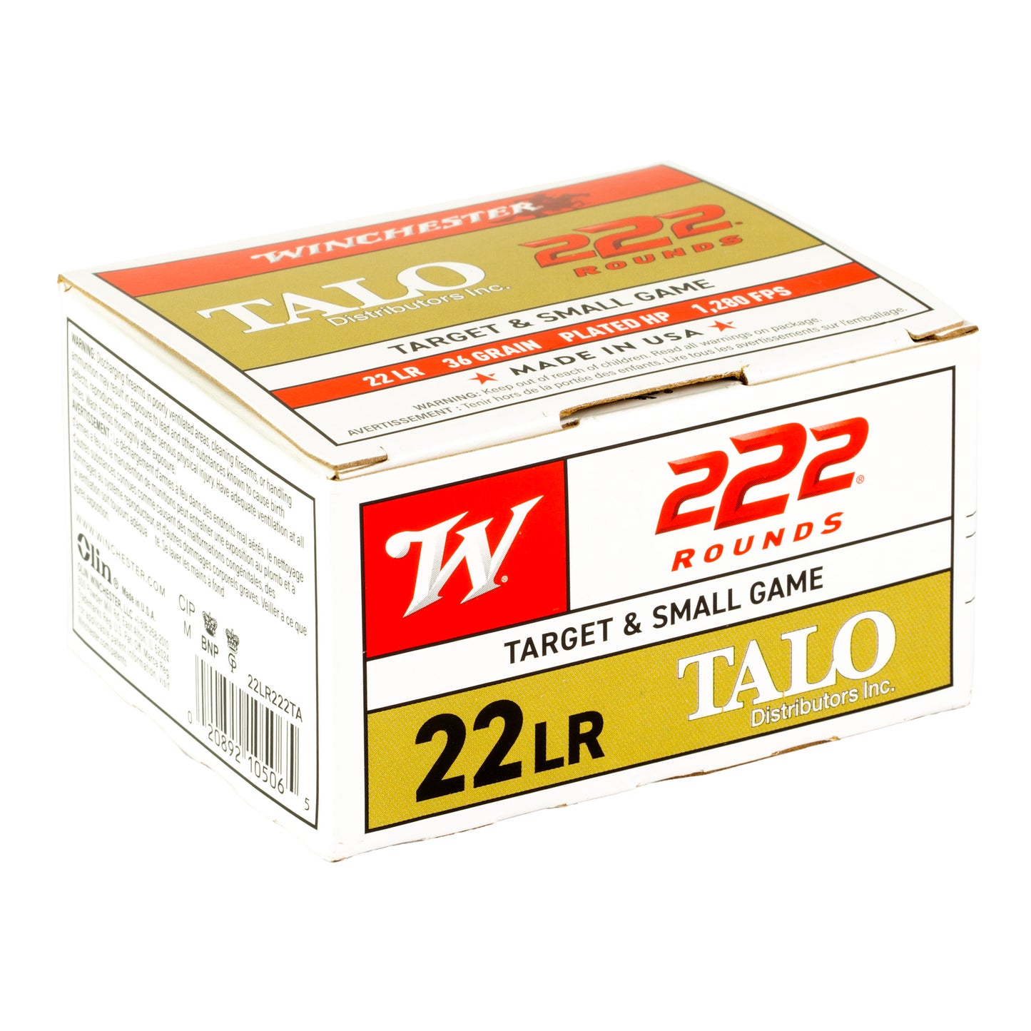 WIN TALO 22LR 36GR PHP 222RD