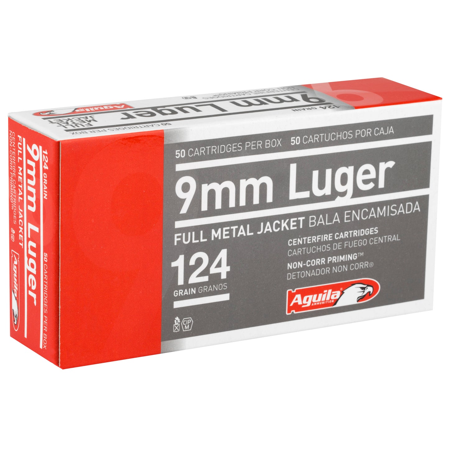 Aguila Ammunition 9MM 124GR FMJ 50RD