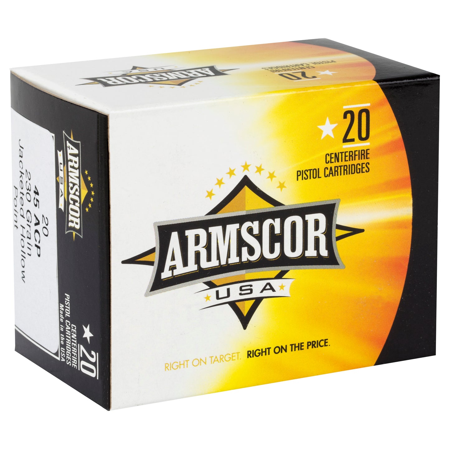 Armscor 45 ACP 230GR Jacketed Hollow Point 20RD