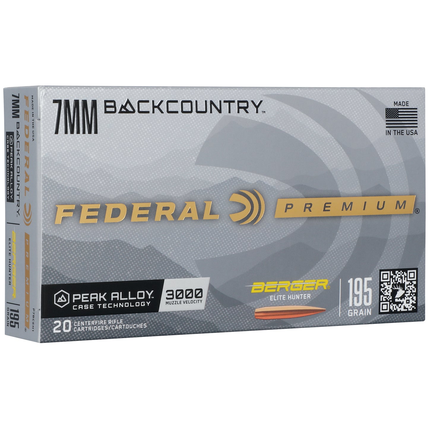 FED GLD MDL 7MM BC 195GR 20RD