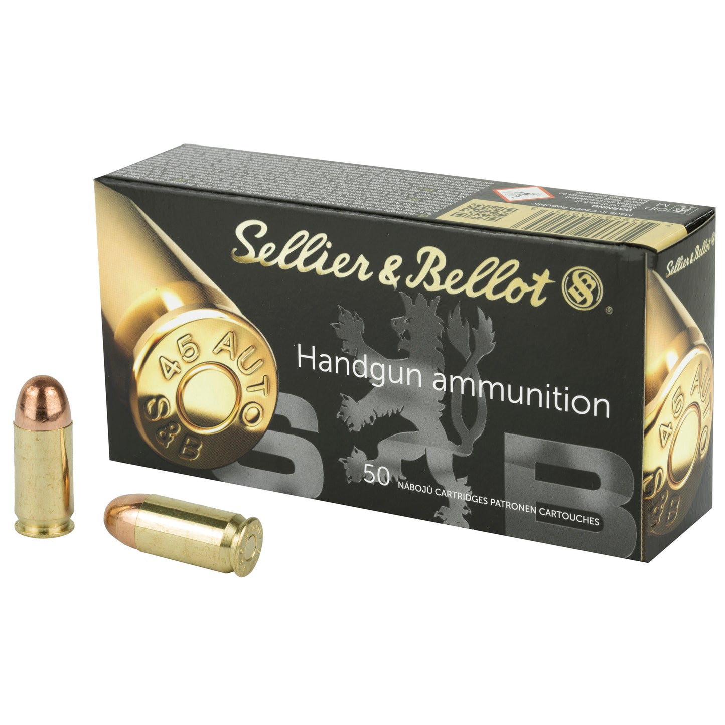 S&B 45ACP 230GR FMJ 50RD