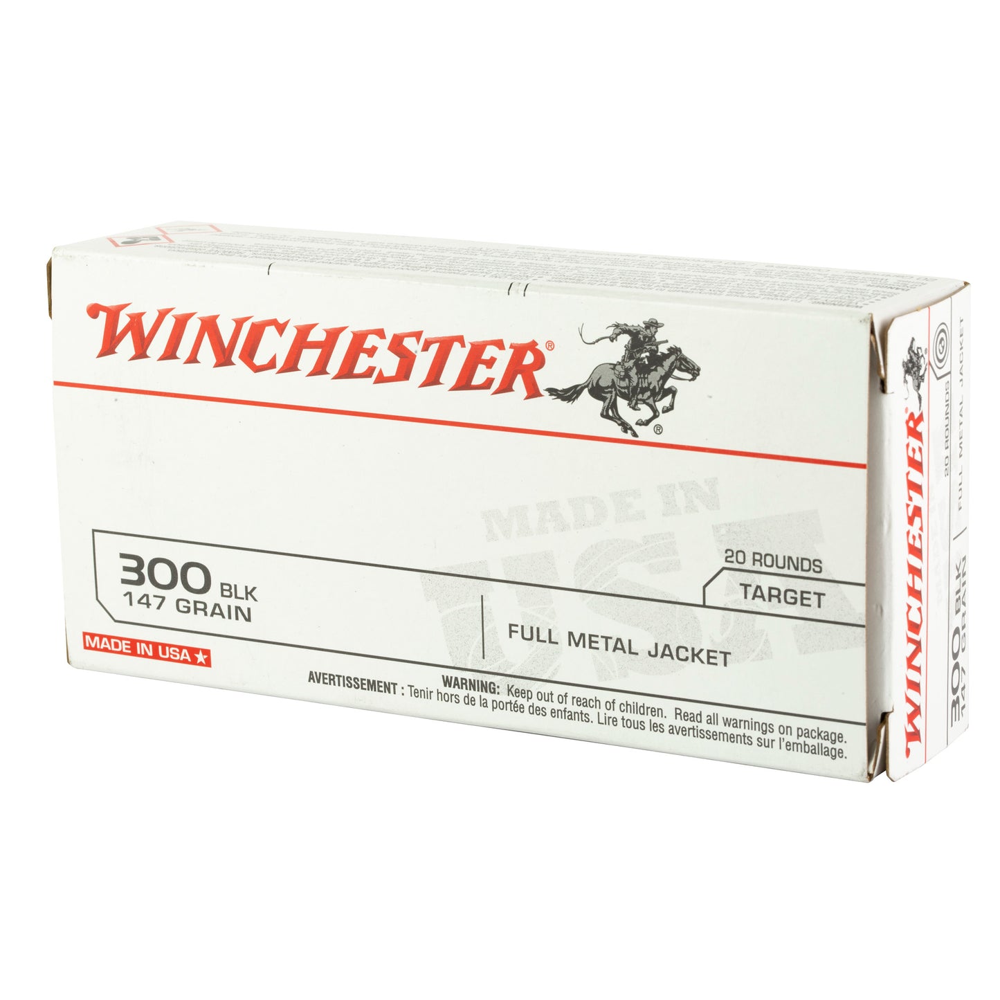 WIN USA 300 BLK 147GR FMJ 20RD