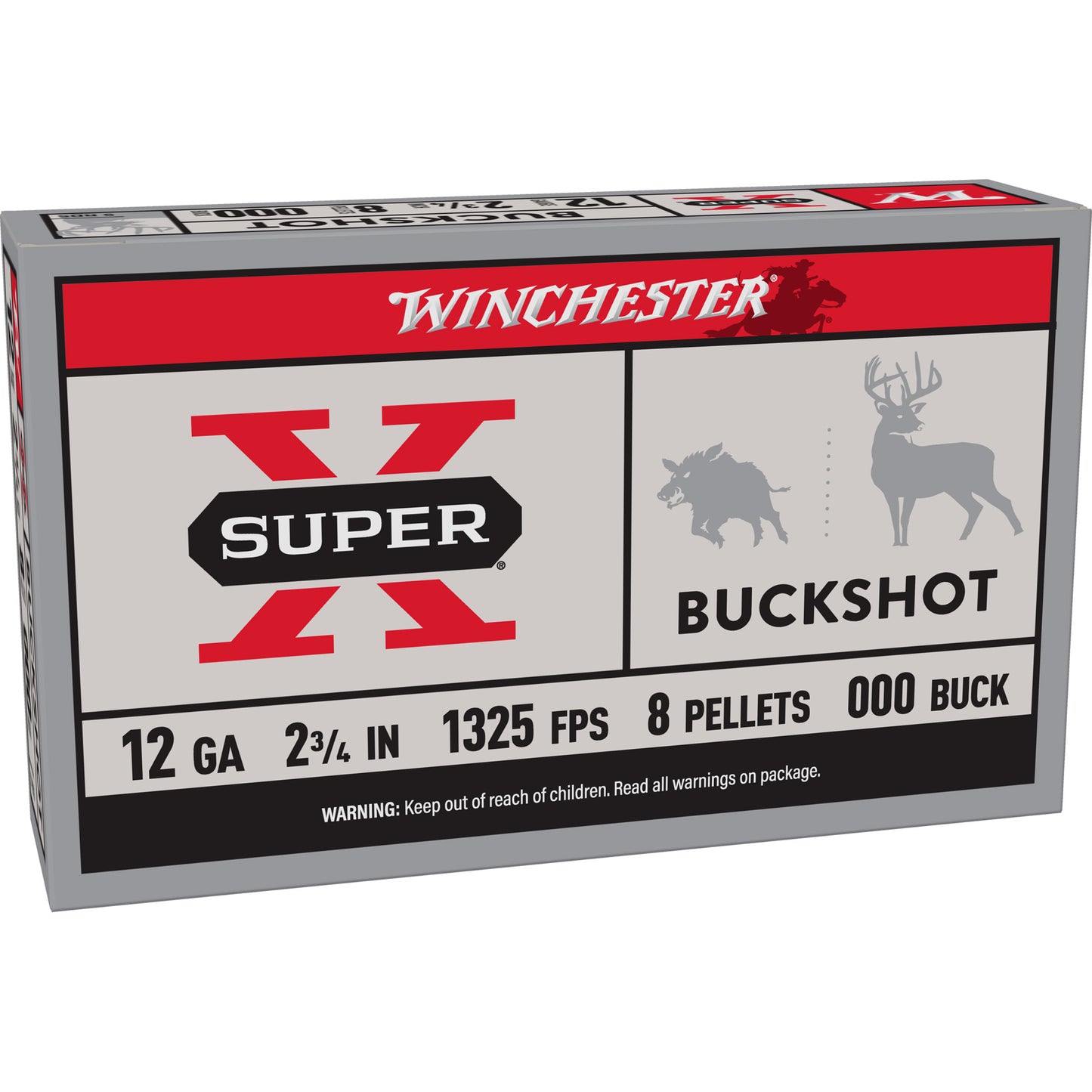 Winchester Super-X 12 Gauge Buckshot 5RD