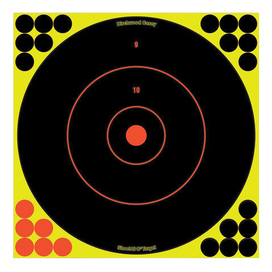 Birchwood Casey Shoot-N-C Target, Round Bullseye, 12", 5pk