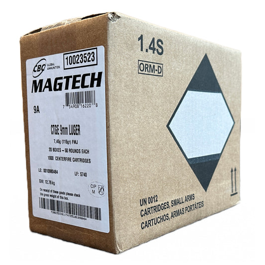 MAGTECH 9MM 115GR FMJ 1000RD