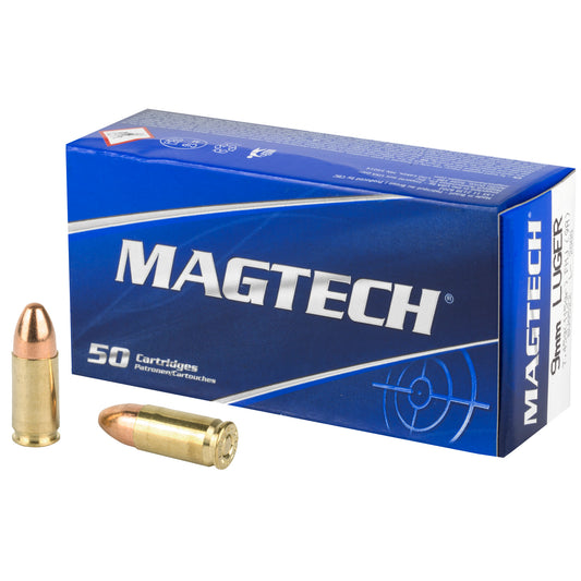 MAGTECH 9MM BRASS 115GR FMJ 50RD