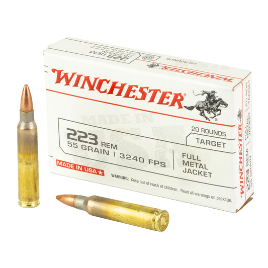 WIN USA TRGT 223REM 55GR FMJ 20RD