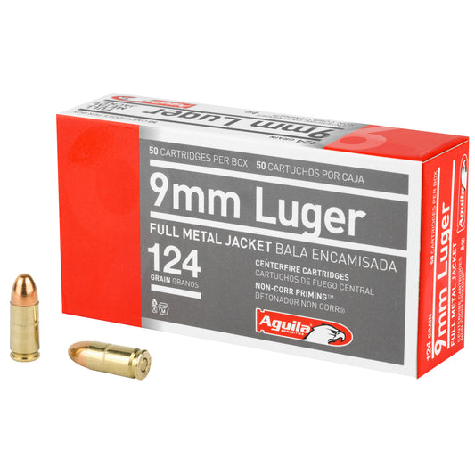 Aguila Ammunition 9MM 124GR FMJ 50RD
