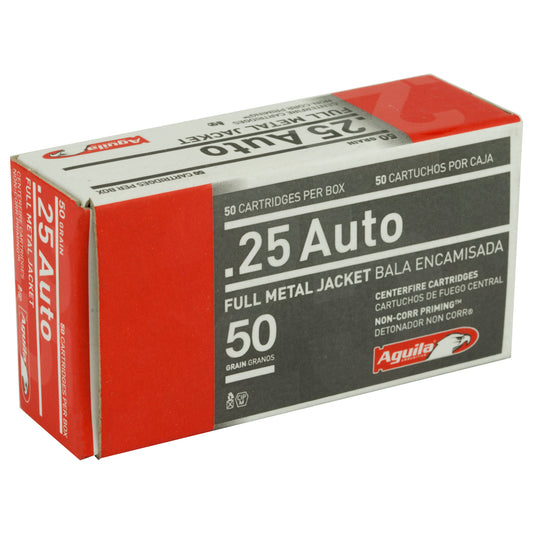 Aguila Ammunition 25 ACP 50GR FMJ 50RD