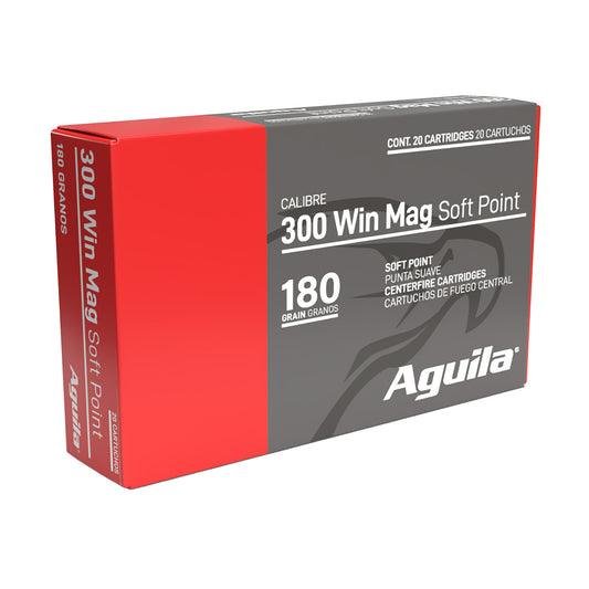 Aguila Ammunition 300 WINMAG 180GR Soft Point 20RD