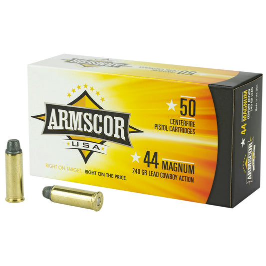 Armscor 44MAG 240GR Semi Wadcutter 50RD