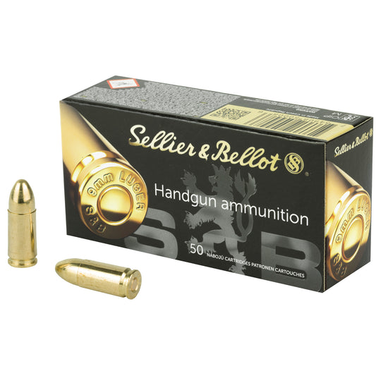 S&B 9MM 115GR FMJ 50RD