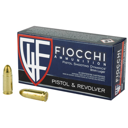 Fiocchi Ammunition 9MM 115GR FMJ 50RD