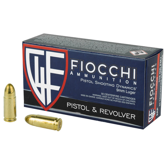 Fiocchi Ammunition 9MM 115GR FMJ 50RD