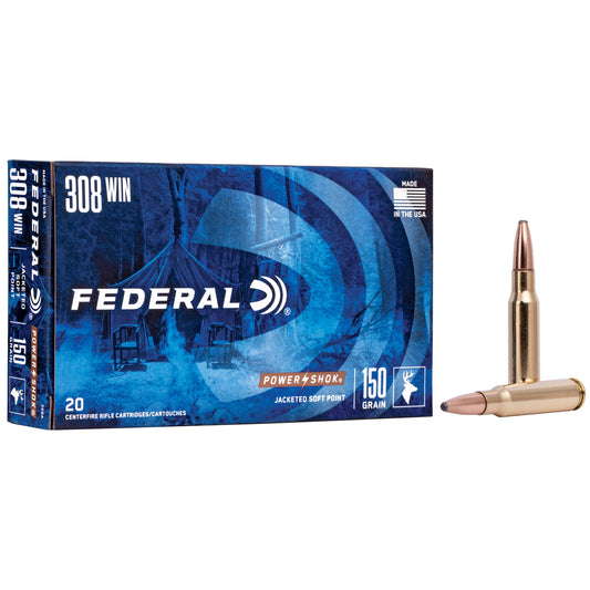 FED PWRSHK 308WN 150GR SP 20RD