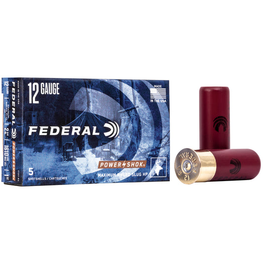 Federal 12 Gauge Rifled Hollow Point Slug 5RD