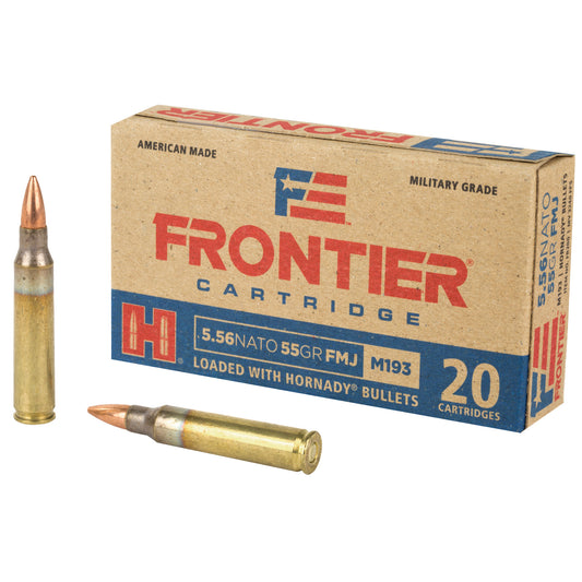 Frontier Cartridge 556 NATO 55GR FM193 FMJ 20RD