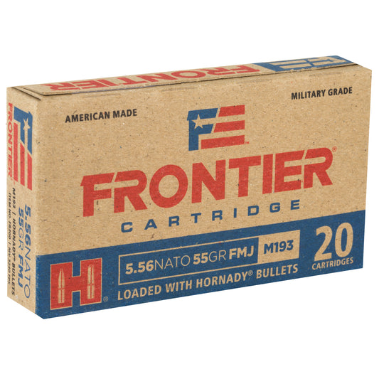 Frontier Cartridge 556 NATO 55GR FM193 FMJ 20RD