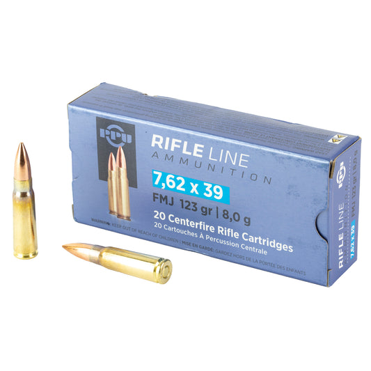 PPU 7.62X39 FMJ 123GR 20RD