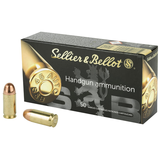 S&B 45ACP 230GR FMJ 50RD