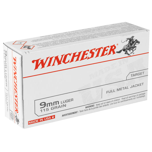Winchester 9MM 115GR FMJ 50RD