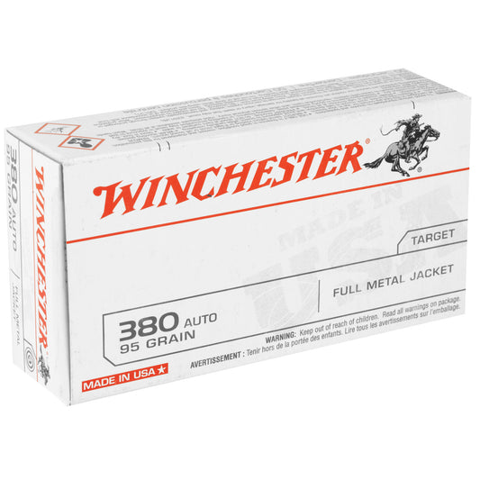 WIN USA 380ACP 95GR FMJ 50RD